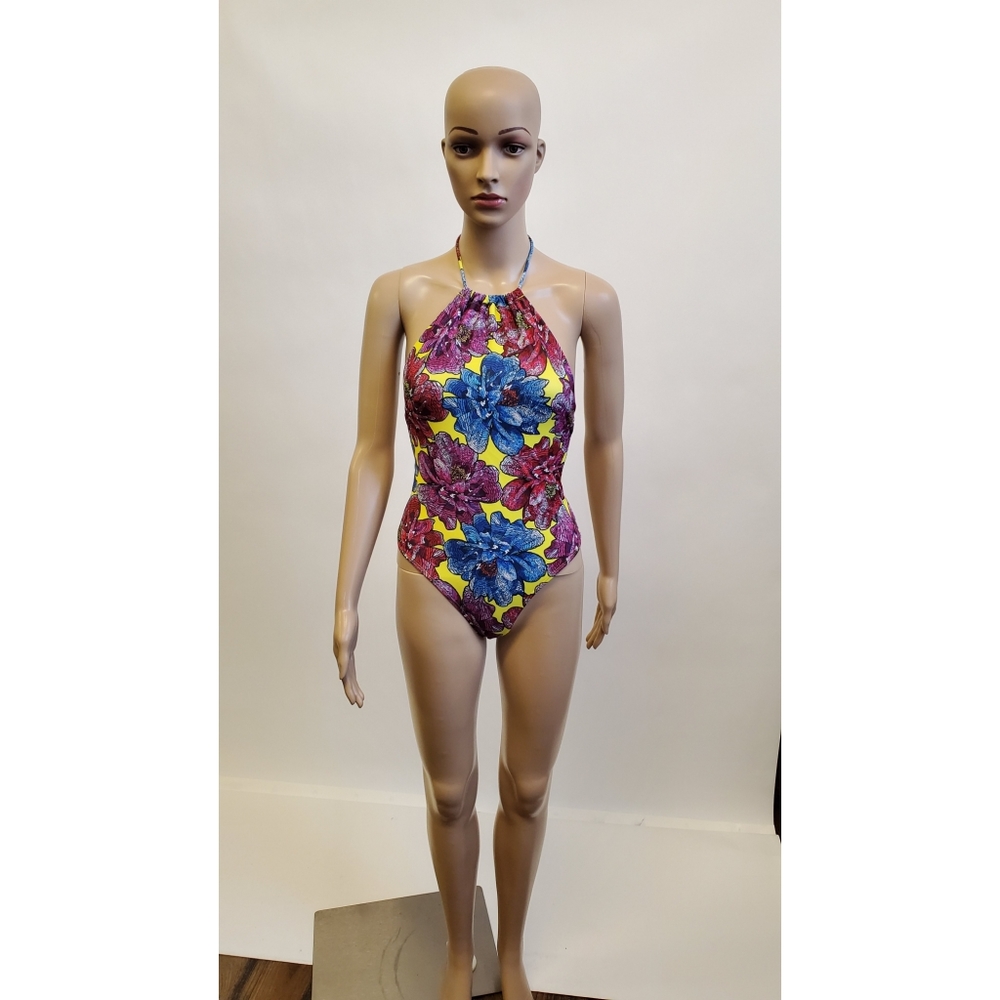 ASOS one piece swimsuit floral